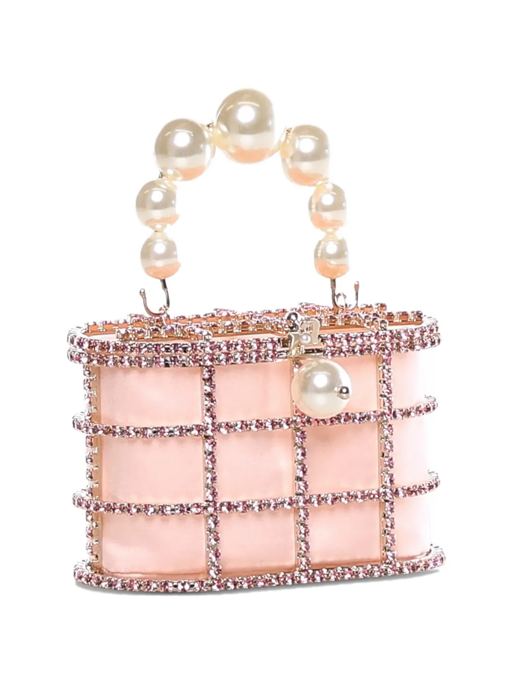  Rosantica Holli Pearl-handle Tote Bag - Pink 