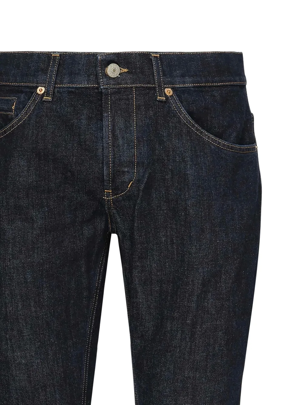  Dondup Five-pockets Cuffed Jeans - Blue 