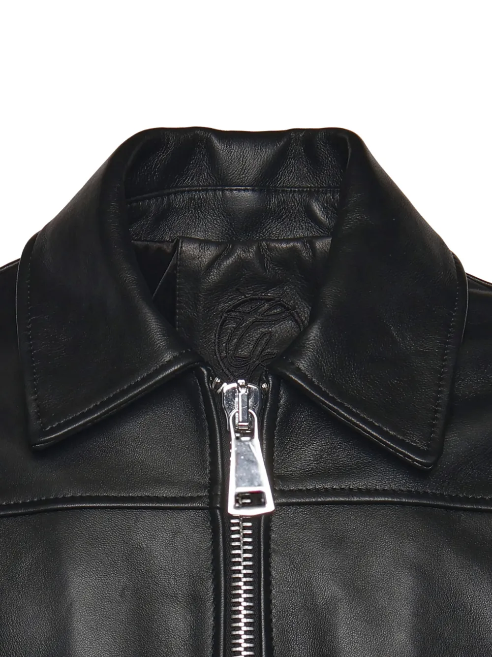 Zipped Nappa Jacket