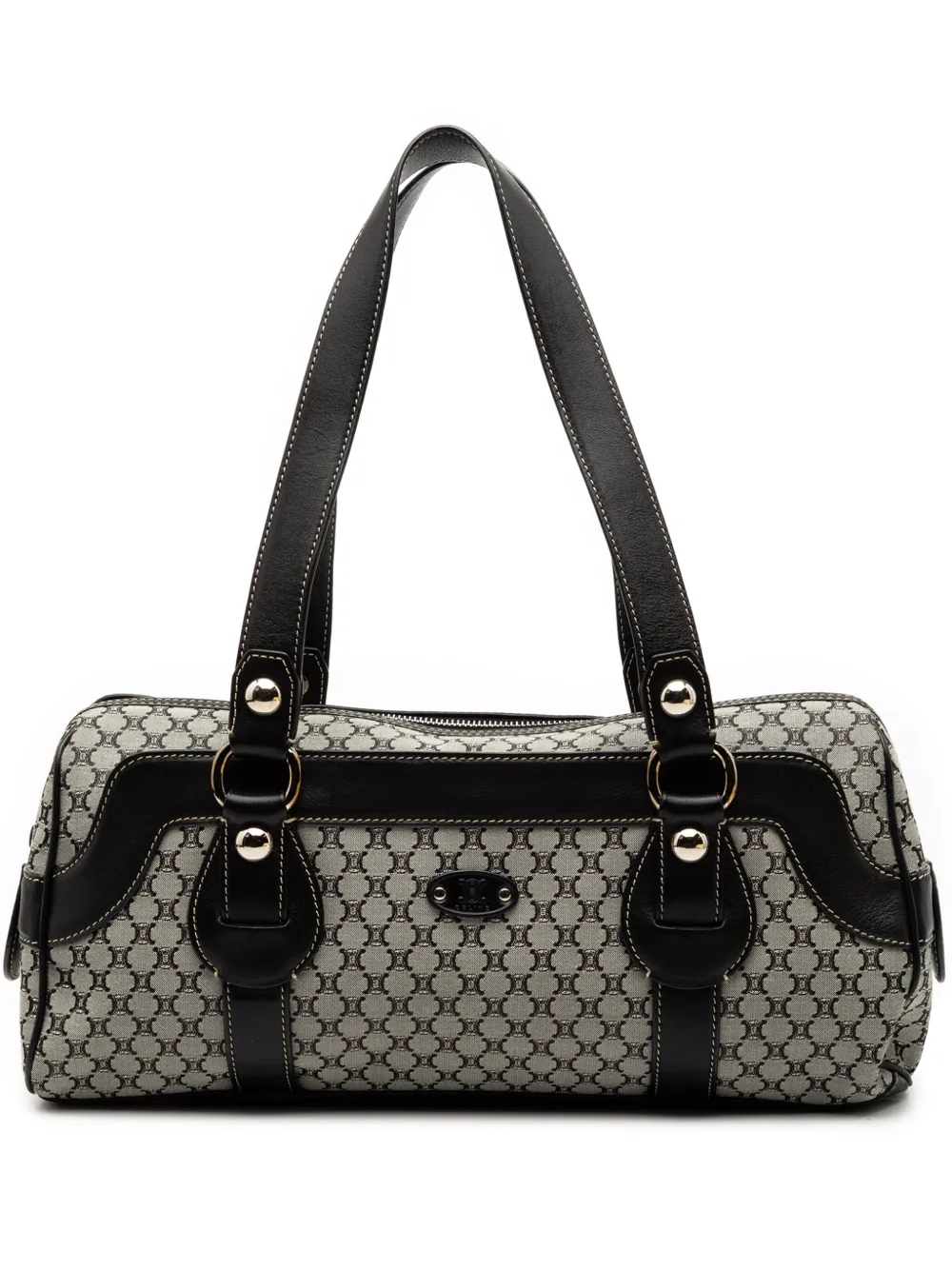 Celine Pre-Owned 2000 Macadam Canvas shoulder bag - Nero