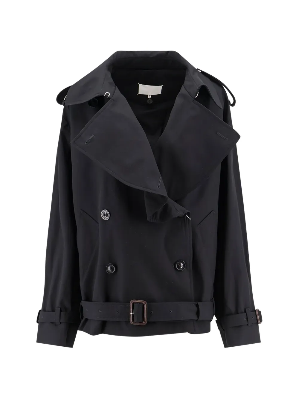 Maison Margiela belted double-breasted jacket - Schwarz