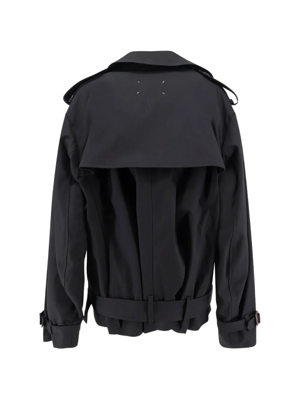 Maison Margiela ベルテッド ダブルジャケット | ブラック | FARFETCH JP