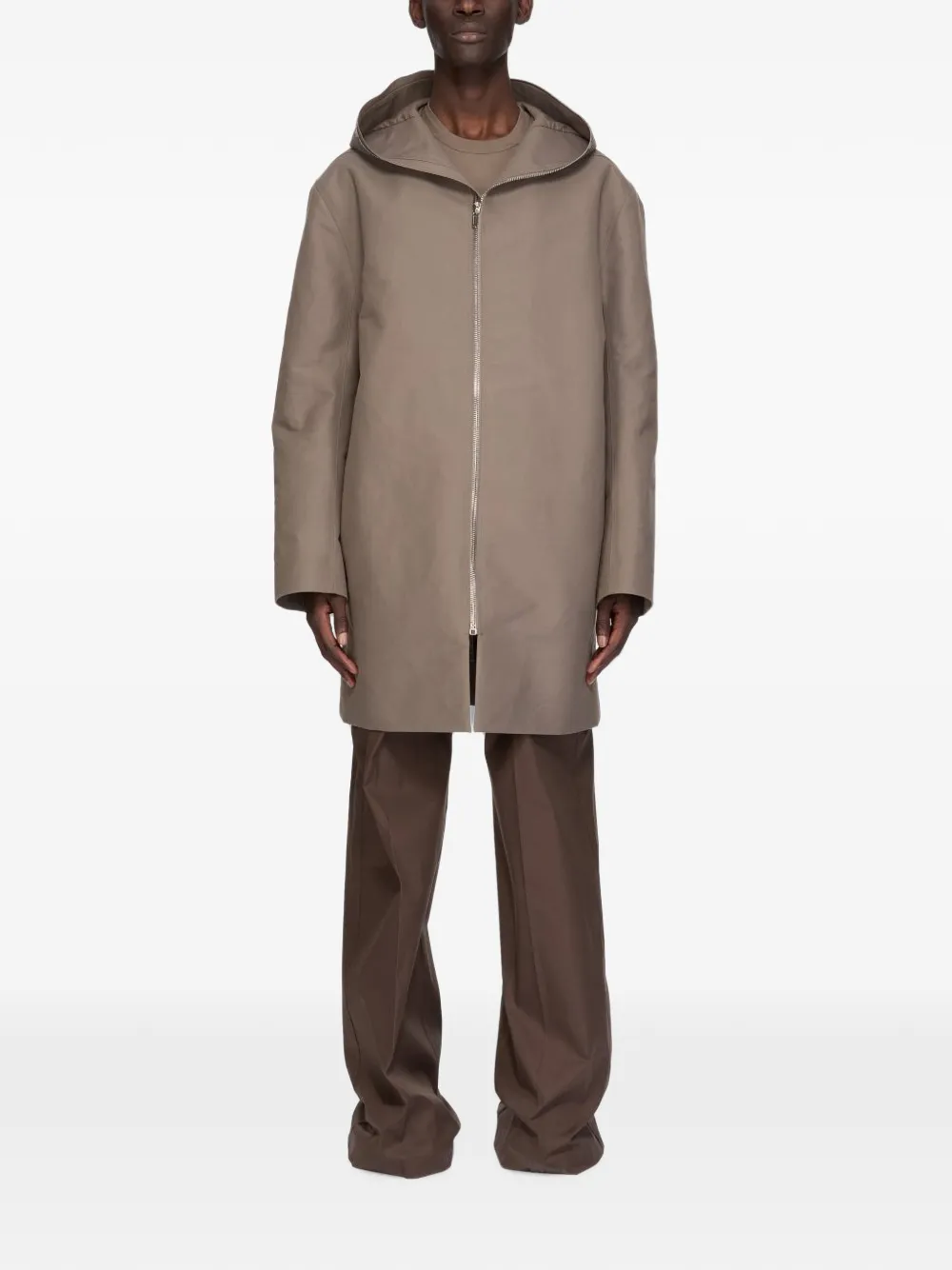 Rick Owens Geribbeld T-shirt met ronde hals Grijs