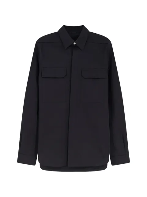 Rick Owens double-pocket long-sleeve shirt