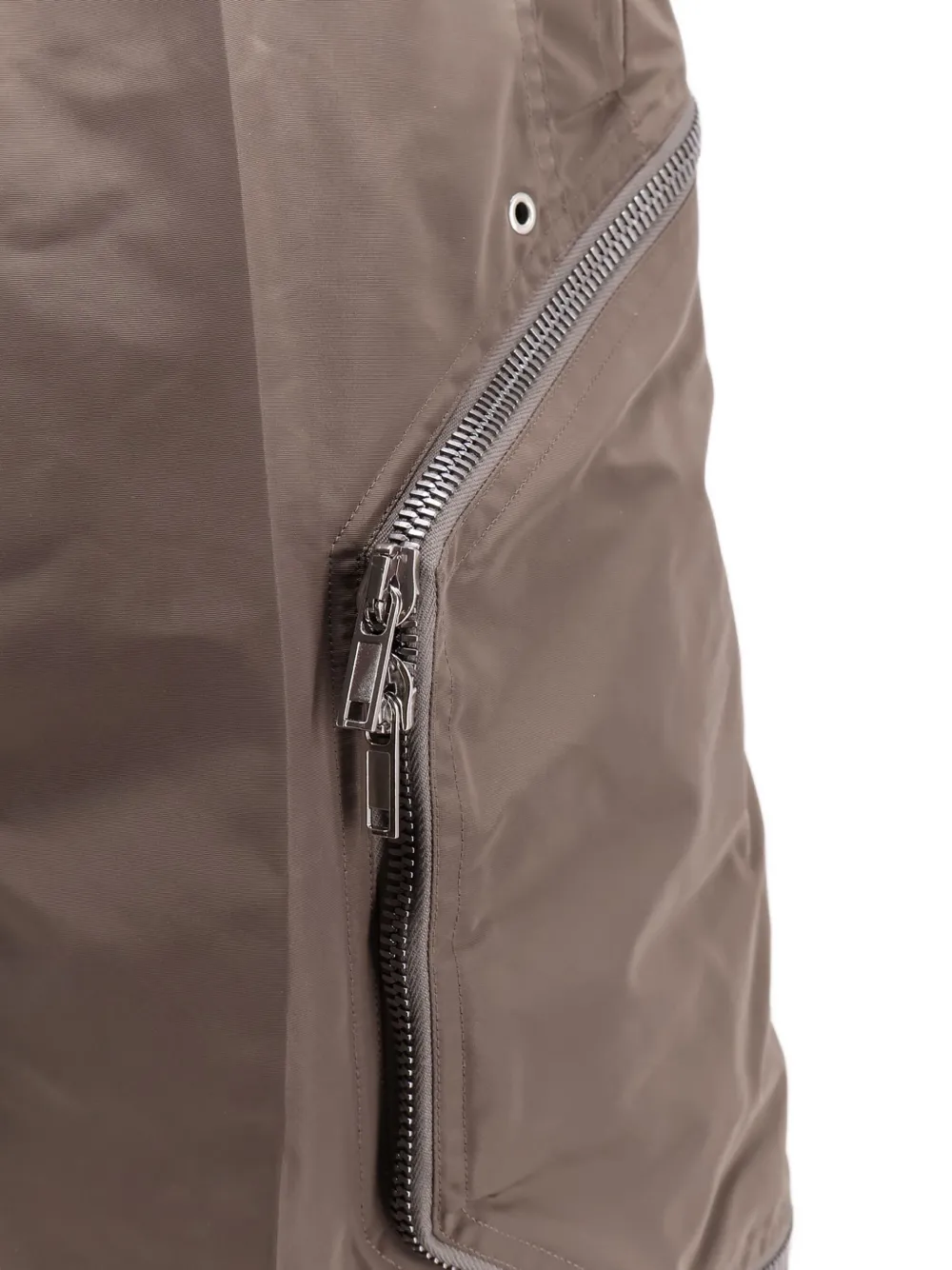  Rick Owens Zip-pockets Shorts - Brown 
