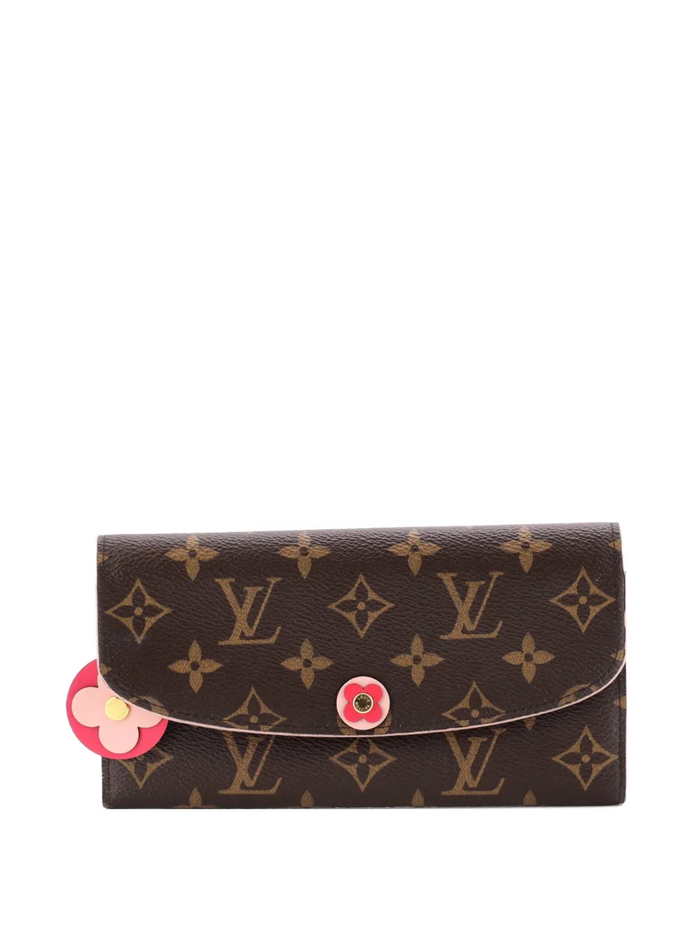 Louis Vuitton Pre-Owned Emilie Wallet Limited Edition Blooming Flowers Monogram Canvas small wallets - Marrone