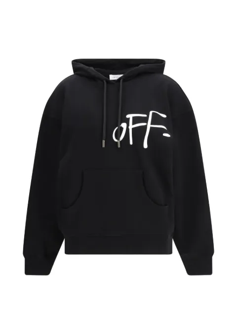 Off-White logo-detail hoodie