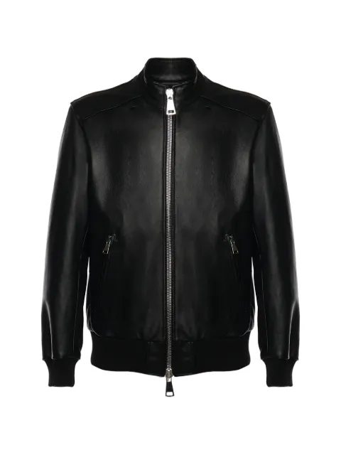 Giuliano Galiano zipped nappa jacket