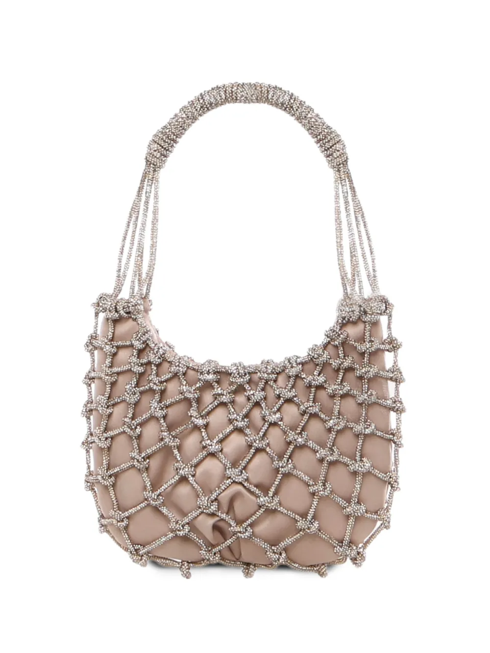Rosantica crystal-embellishment satin shoulder bag - Toni neutri