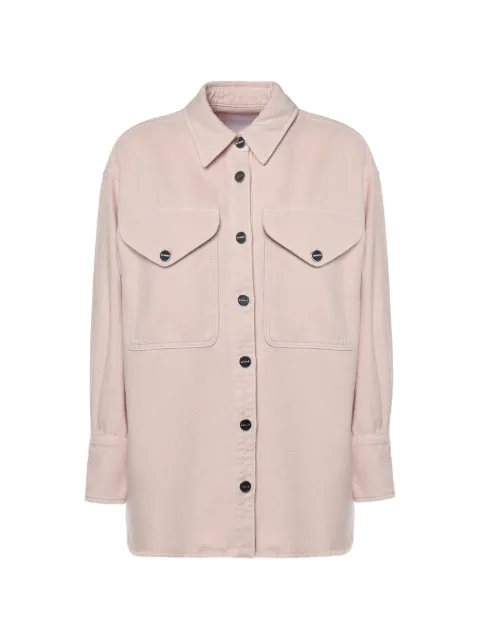 DONDUP patch-pocket buttoned shirt