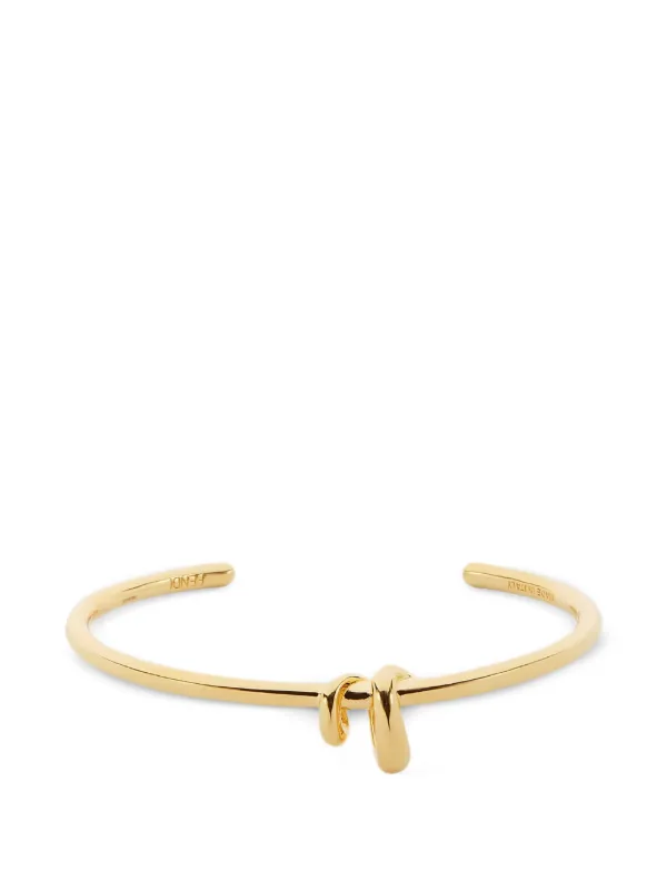 Fendi Filo Knotted Bracelet in Gold