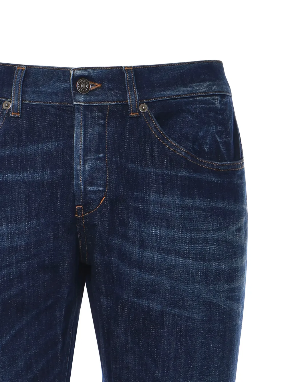 DONDUP Jeans met omgeslagen pijpen Blauw
