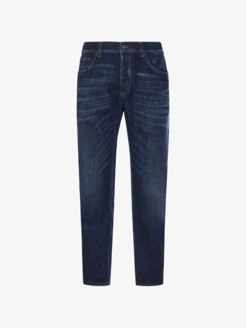 DONDUP jean à détails de coutures contrastantes