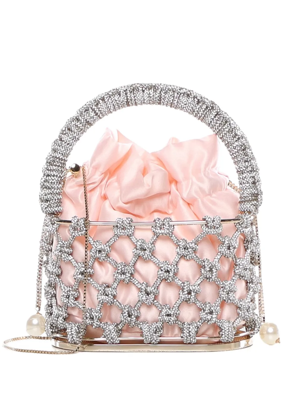 Rosantica mini Holli crystal-embellishment shoulder bag - Argento
