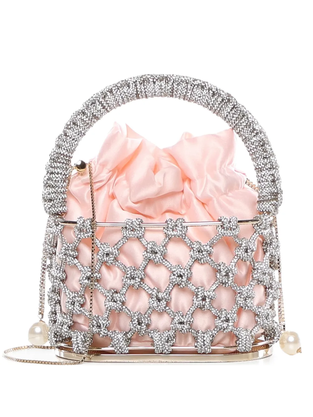 Rosantica mini Holli crystal-embellishment shoulder bag - Argento