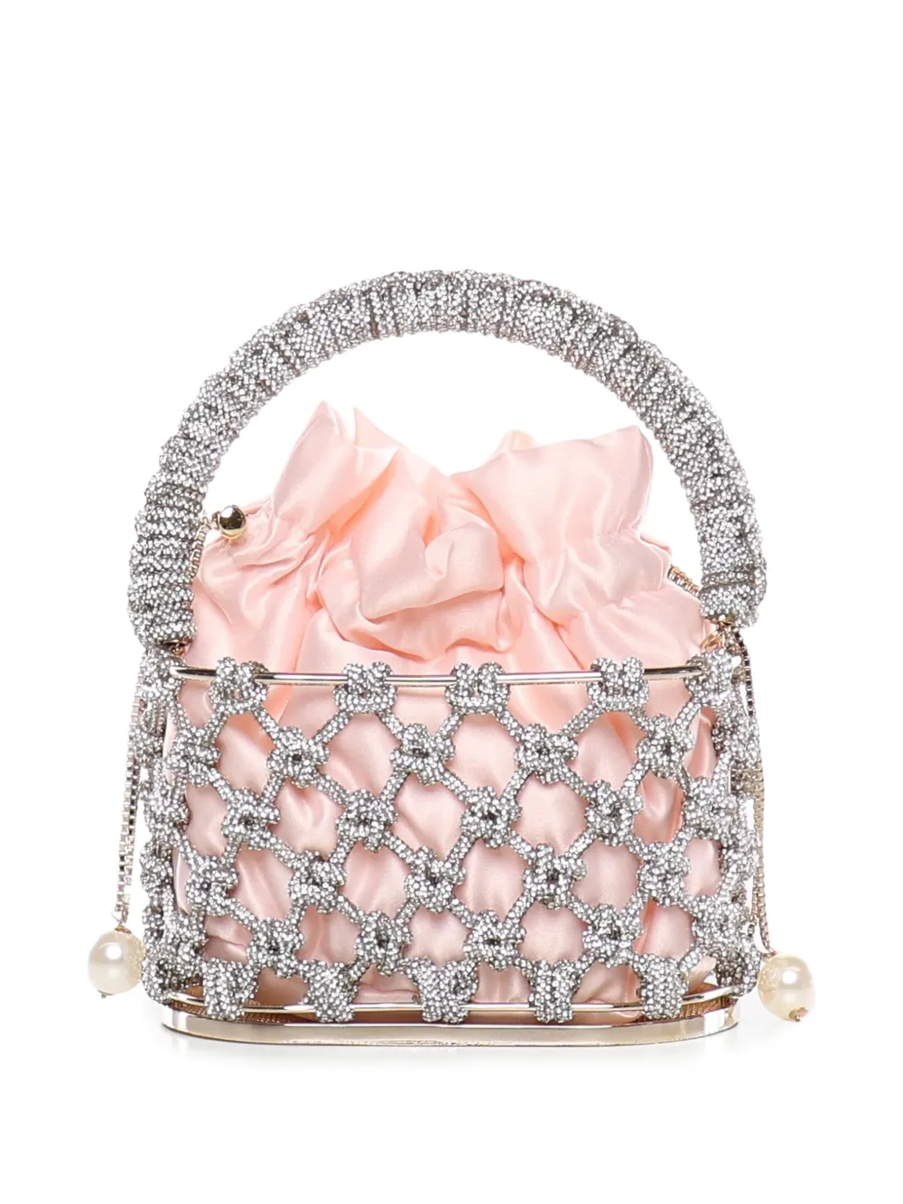  Rosantica Mini Holli Crystal-embellishment Shoulder Bag - Silver 