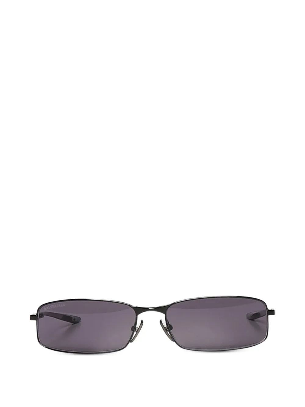 Balenciaga rectangle-frame sunglasses - Nero