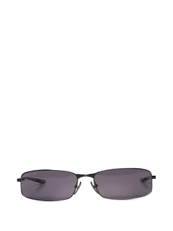 Balenciaga Rectangle-frame Sunglasses in Black