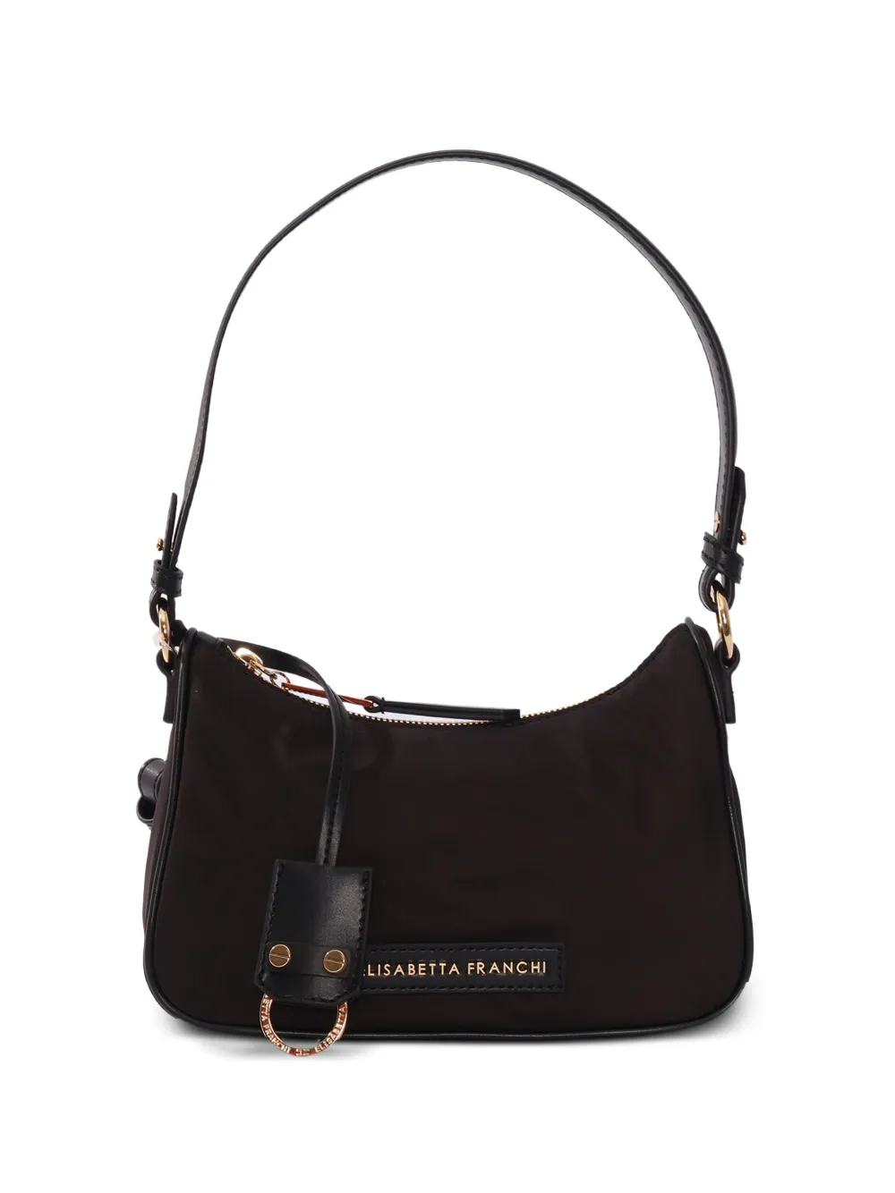 Elisabetta Franchi ring-charm shoulder bag - Nero