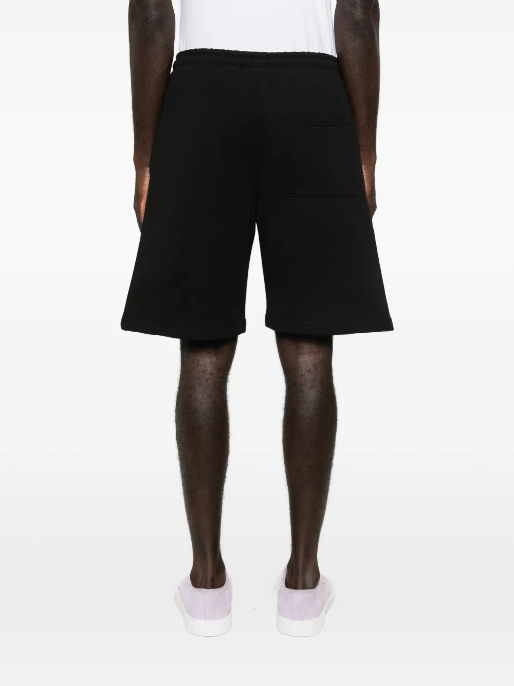 FLÂNEUR Aéronautique shorts met trekkoord Zwart