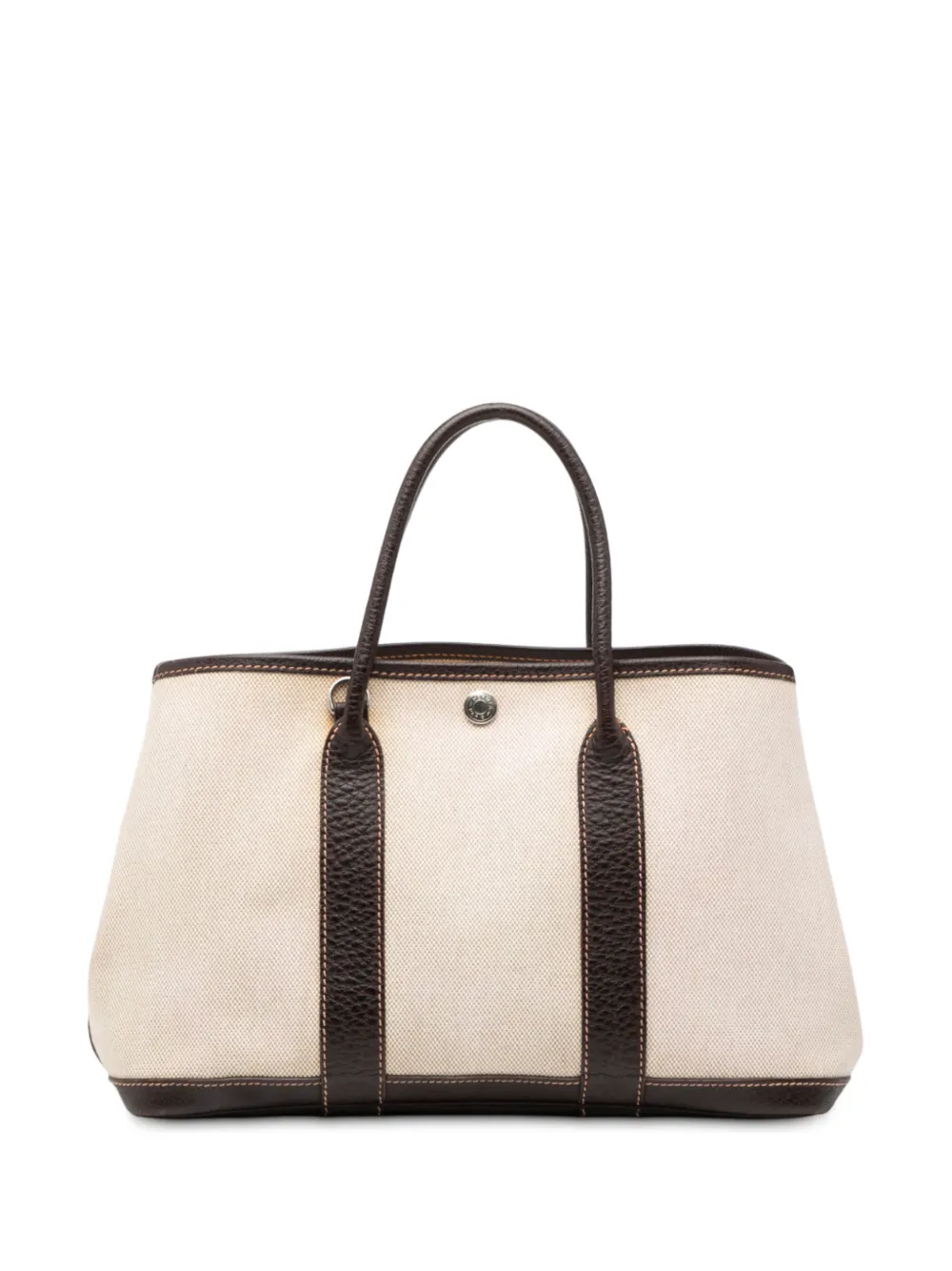 Hermès Pre-Owned 2004 Toile and Negonda Garden Party 30 tote bag - Marrone