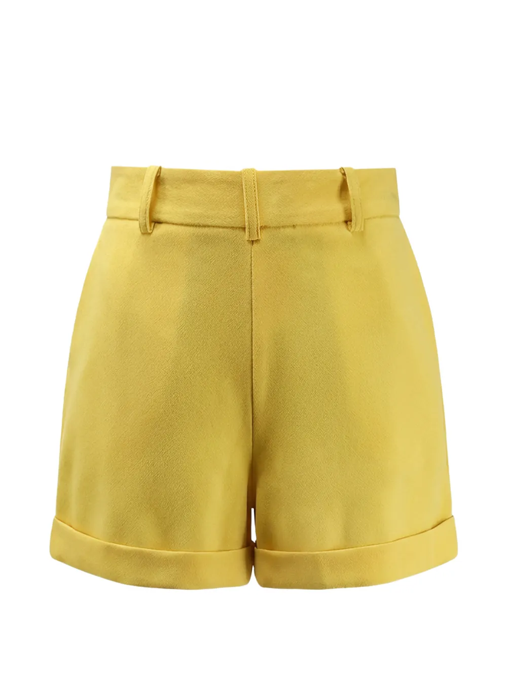  Elisabetta Franchi Buttoned Shorts - Yellow 