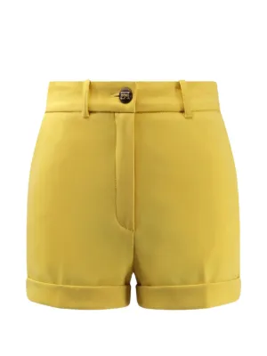 Elisabetta Franchi ボタン ショートパンツ | ブラック | FARFETCH JP