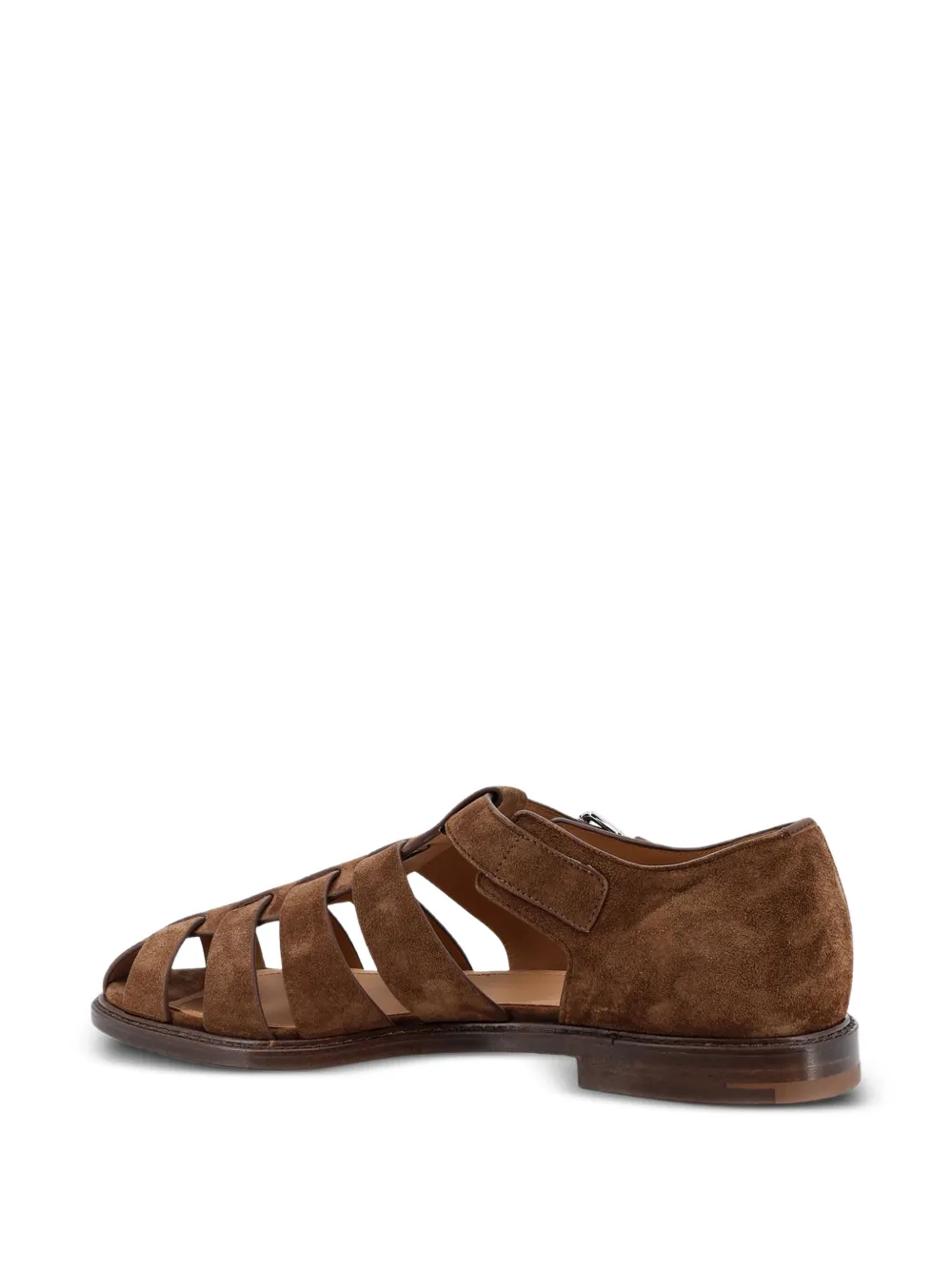  Church's Buckle Strap Sandals - Brown 