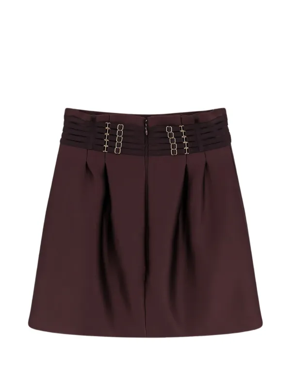 Elisabetta Franchi バックル スカート | ブラウン | FARFETCH JP