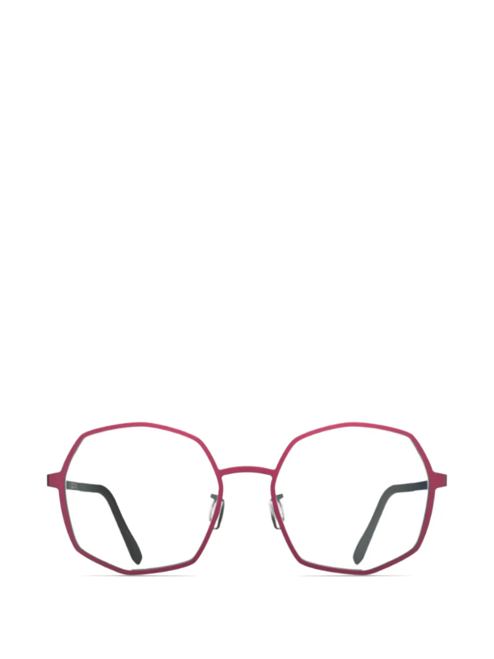 Blackfin geometric frame glasses - Rosso