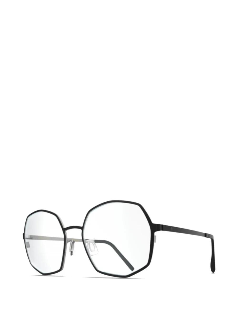  Blackfin Geometric Sable Frame Glasses 