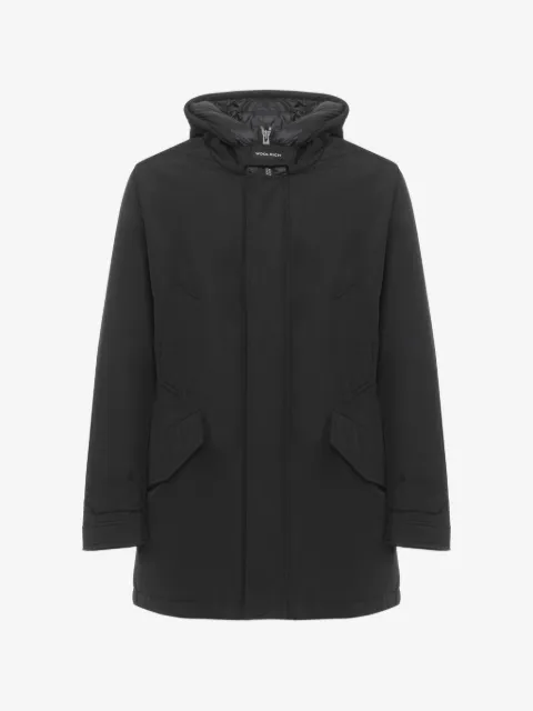Woolrich logo-detail coat