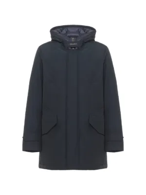 Herno フーデッド レインコート | ブルー | FARFETCH JP
