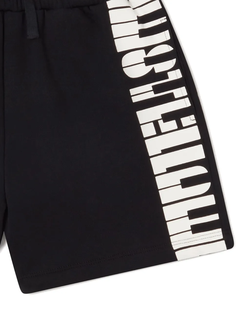 Stella Mccartney Kids Lettering Drawstring Shorts - Black 