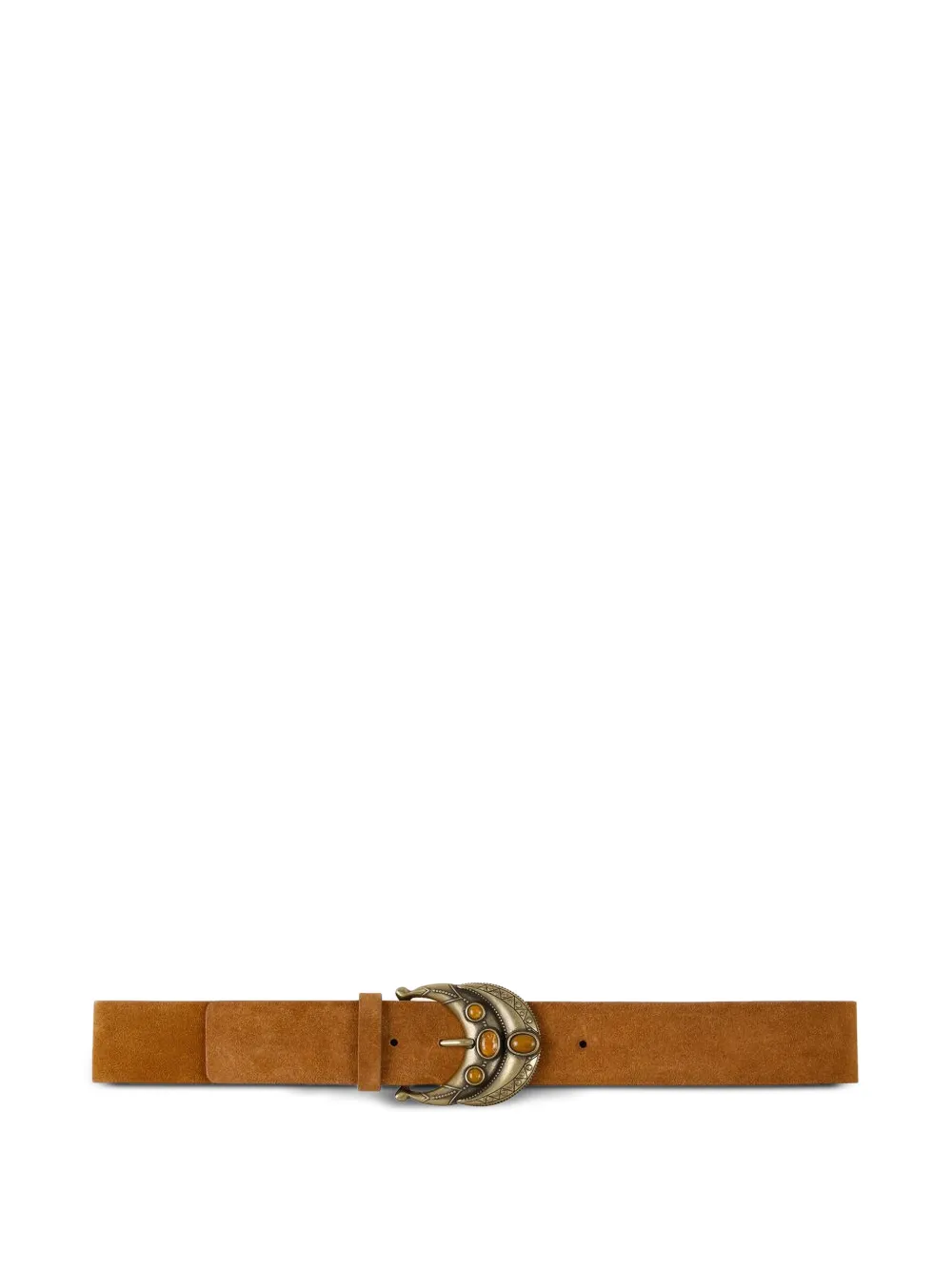 Ba&Sh Bolbi embellished-buckle belt - Marrone