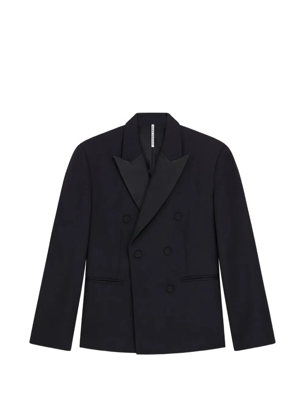 Liviana Conti double-breasted peak-lapel blazer - Nero