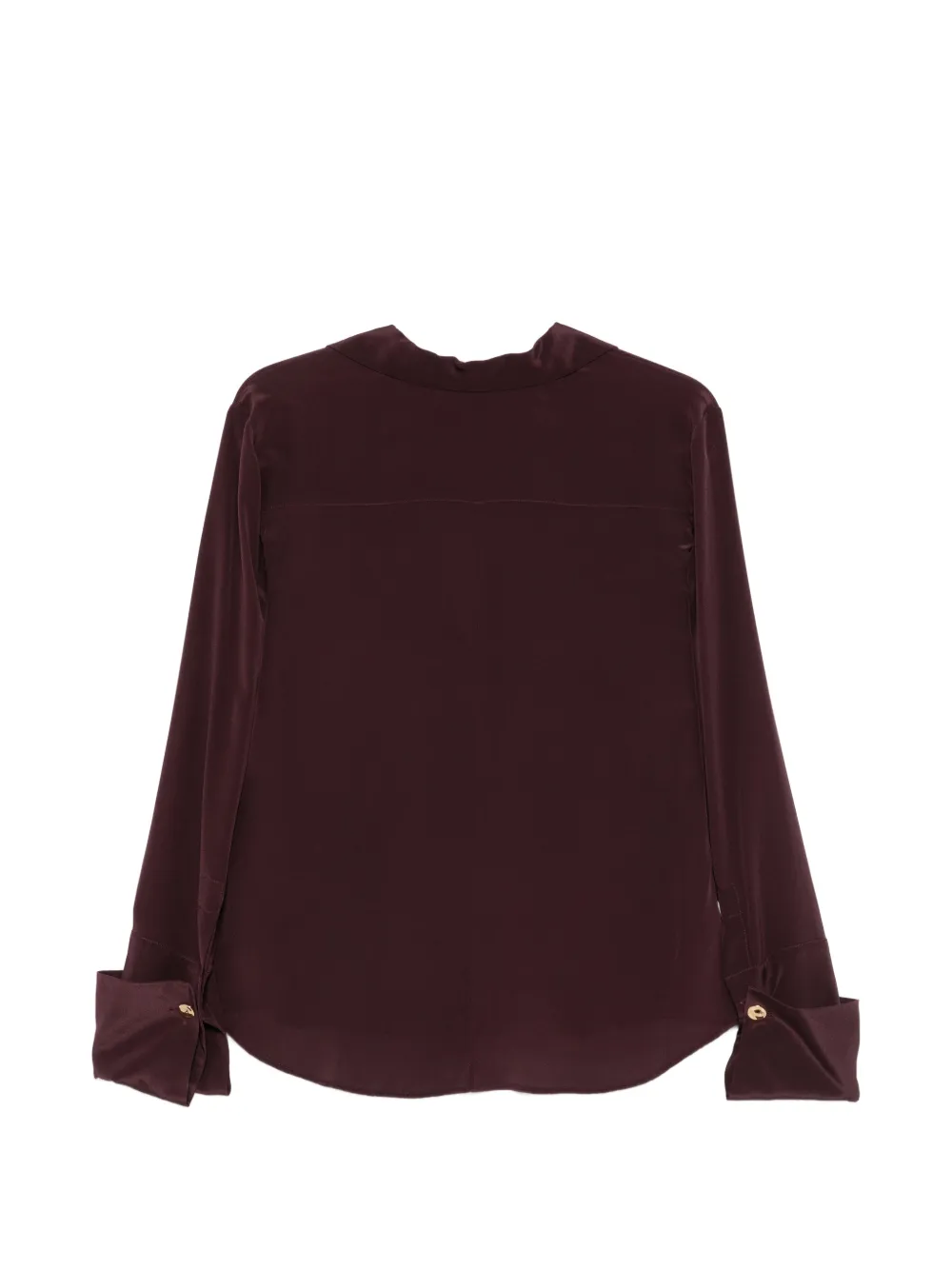 Liviana Conti Blouse met V-hals en wijde cuffs Rood