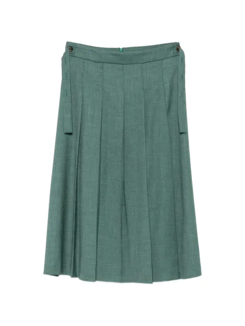 VICOLO pleated midi skirt