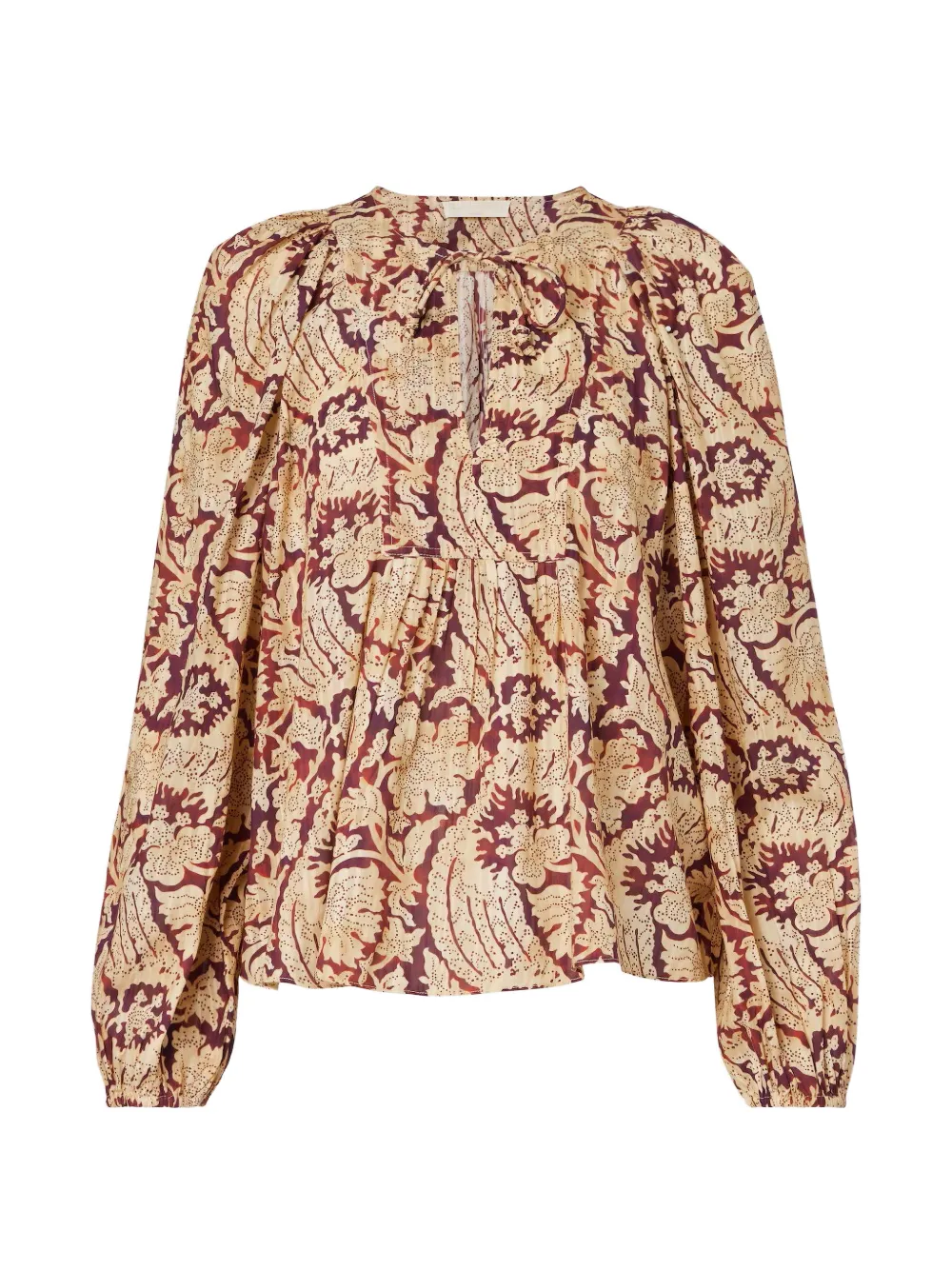 Ulla Johnson floral-print ruffled blouse - Toni neutri