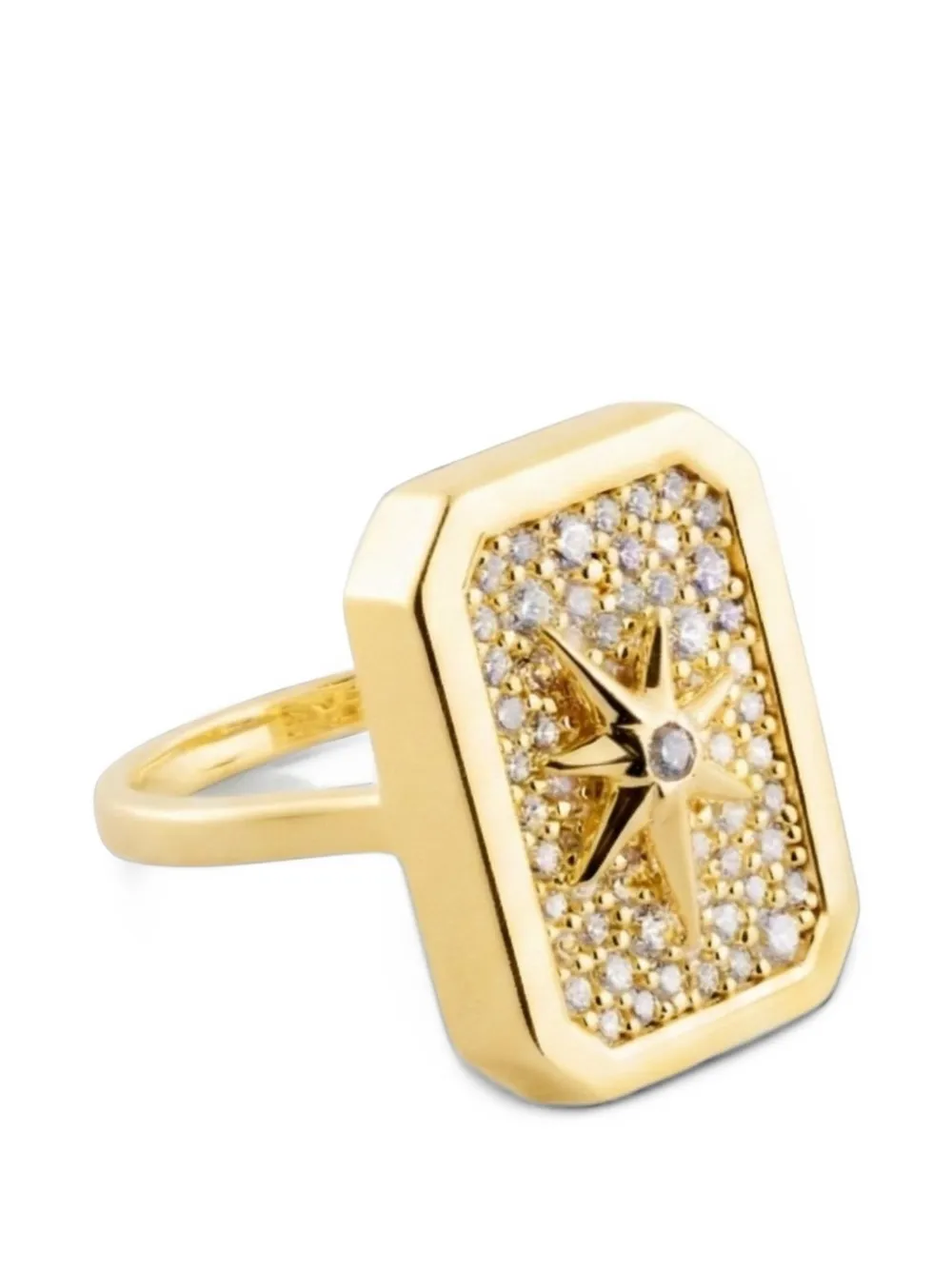 Eshvi Starglow star-motif ring - Oro