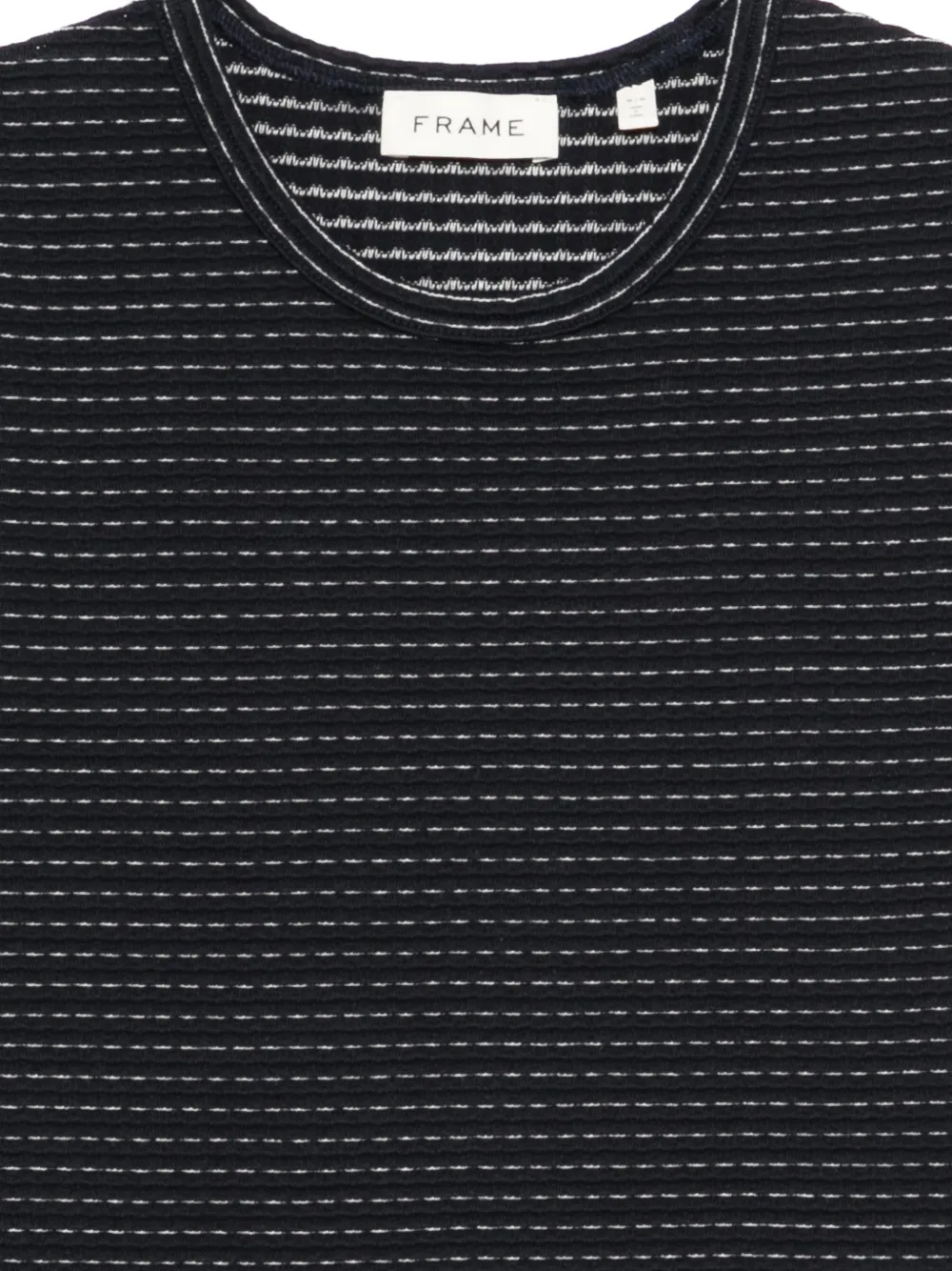  Frame Striped T-shirt - Blue 