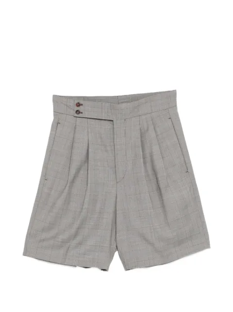 Hed Mayner plaid tailored shorts