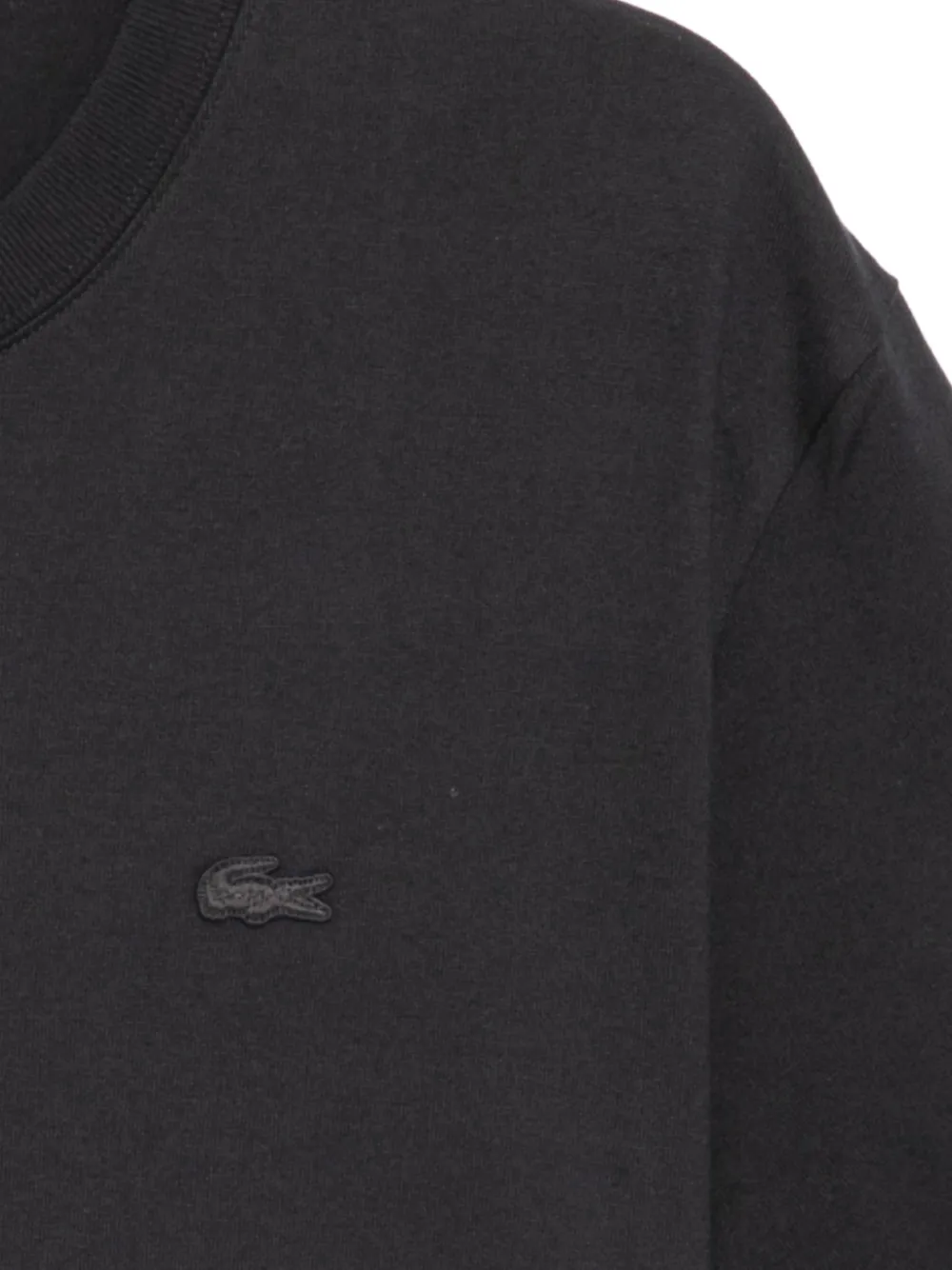 Lacoste T-shirt met logoprint Zwart