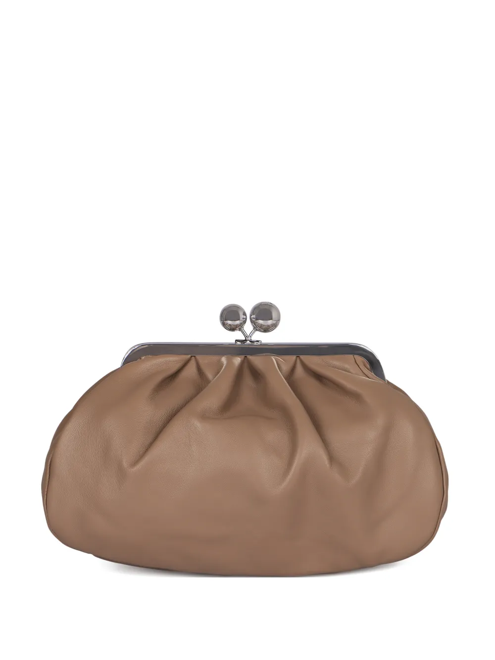 Weekend Max Mara kiss-lock clutch bag - Toni neutri