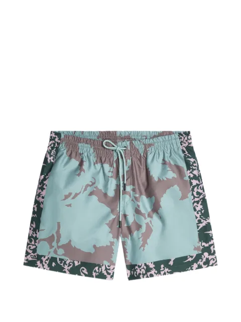 DRIES VAN NOTEN shorts de playa estampados