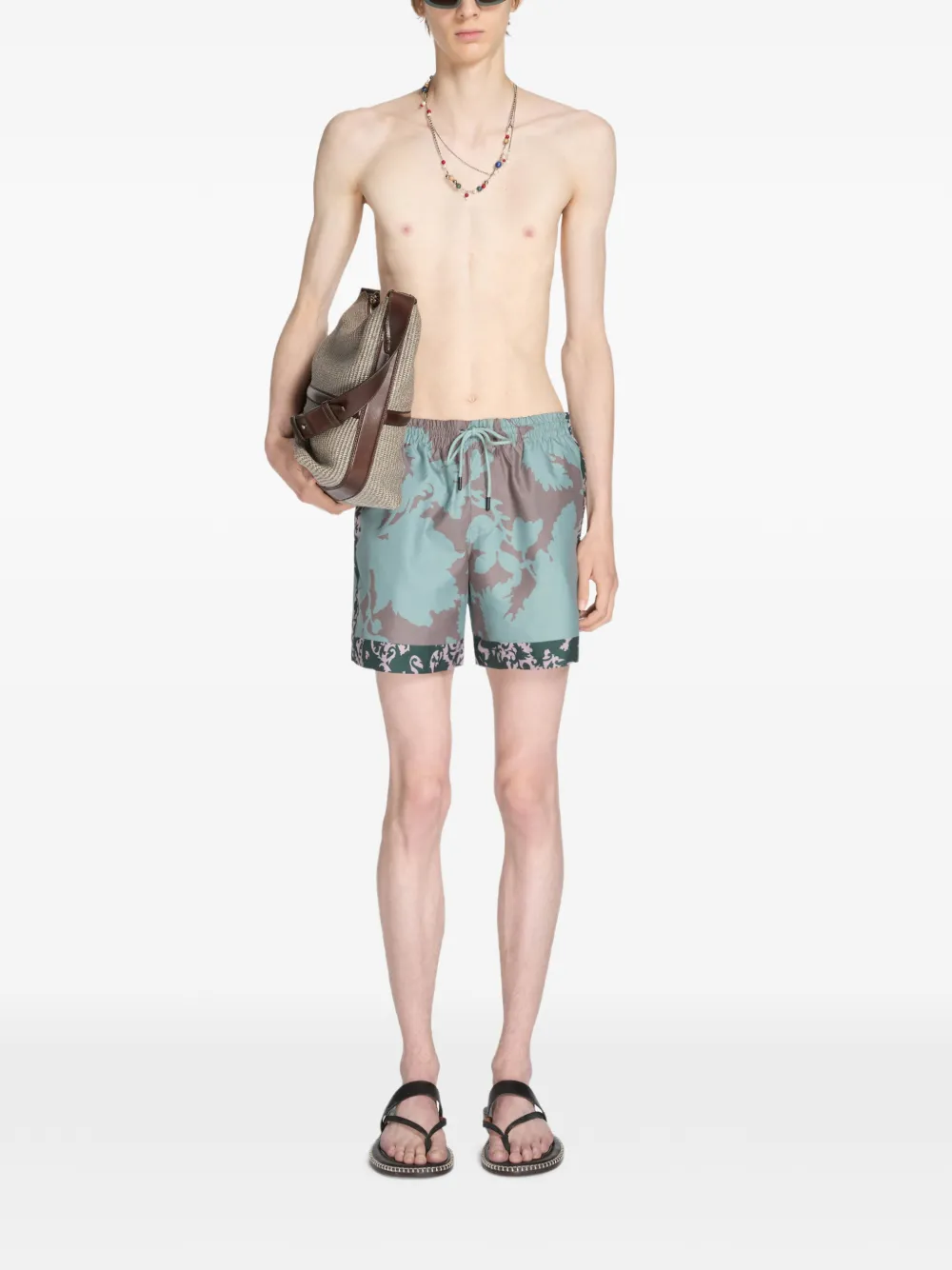 DRIES VAN NOTEN 프린트 스윔 쇼츠 | 스윔 쇼츠 | Image 2