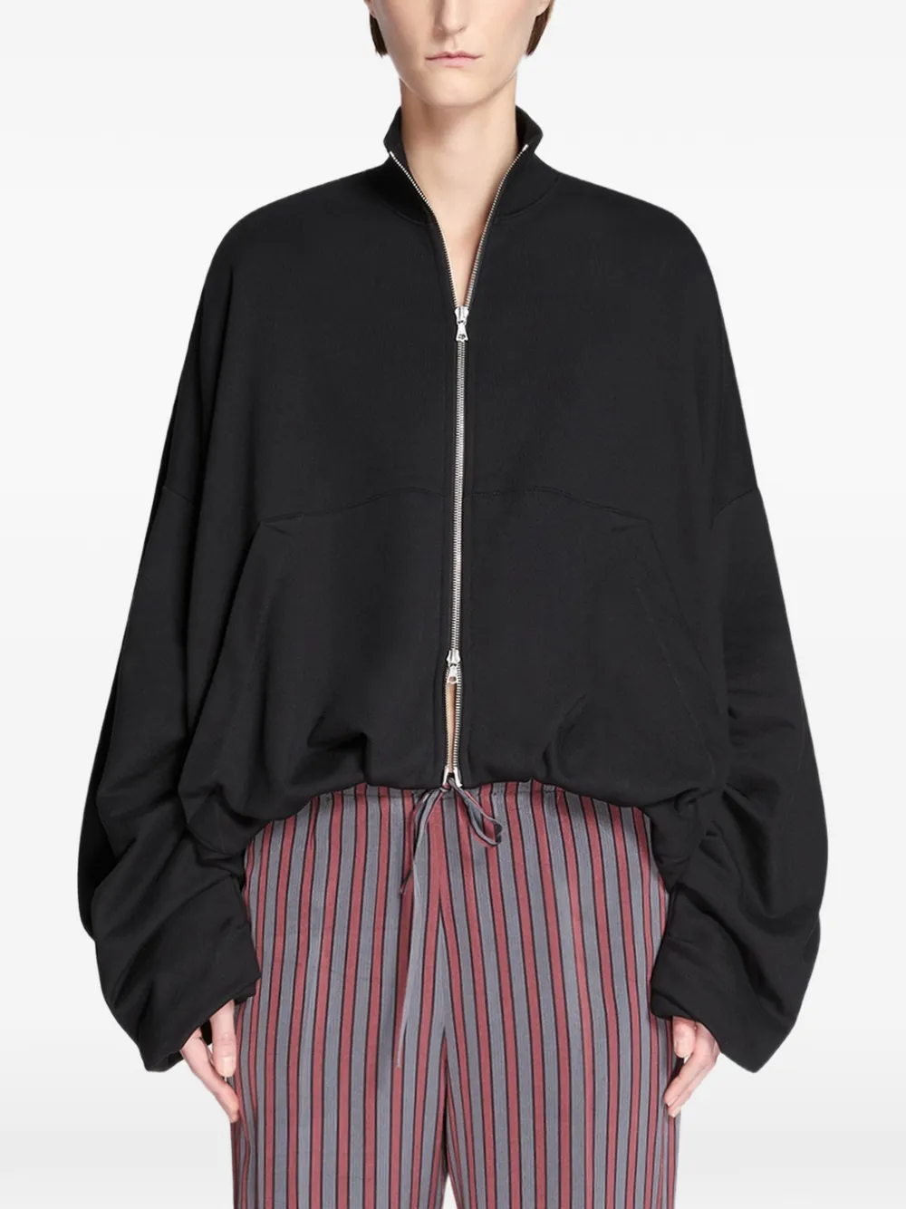 DRIES VAN NOTEN Giacca drappeggiata - Nero