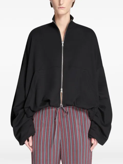 DRIES VAN NOTEN draped jersey jacket