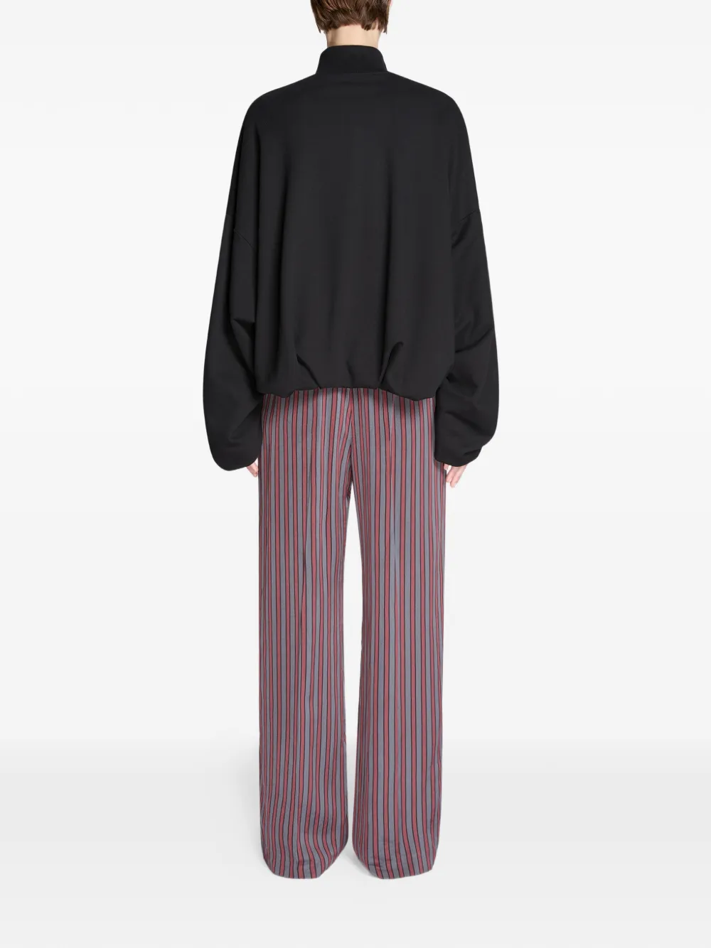  Dries Van Noten Draped Jersey Jacket - Black 