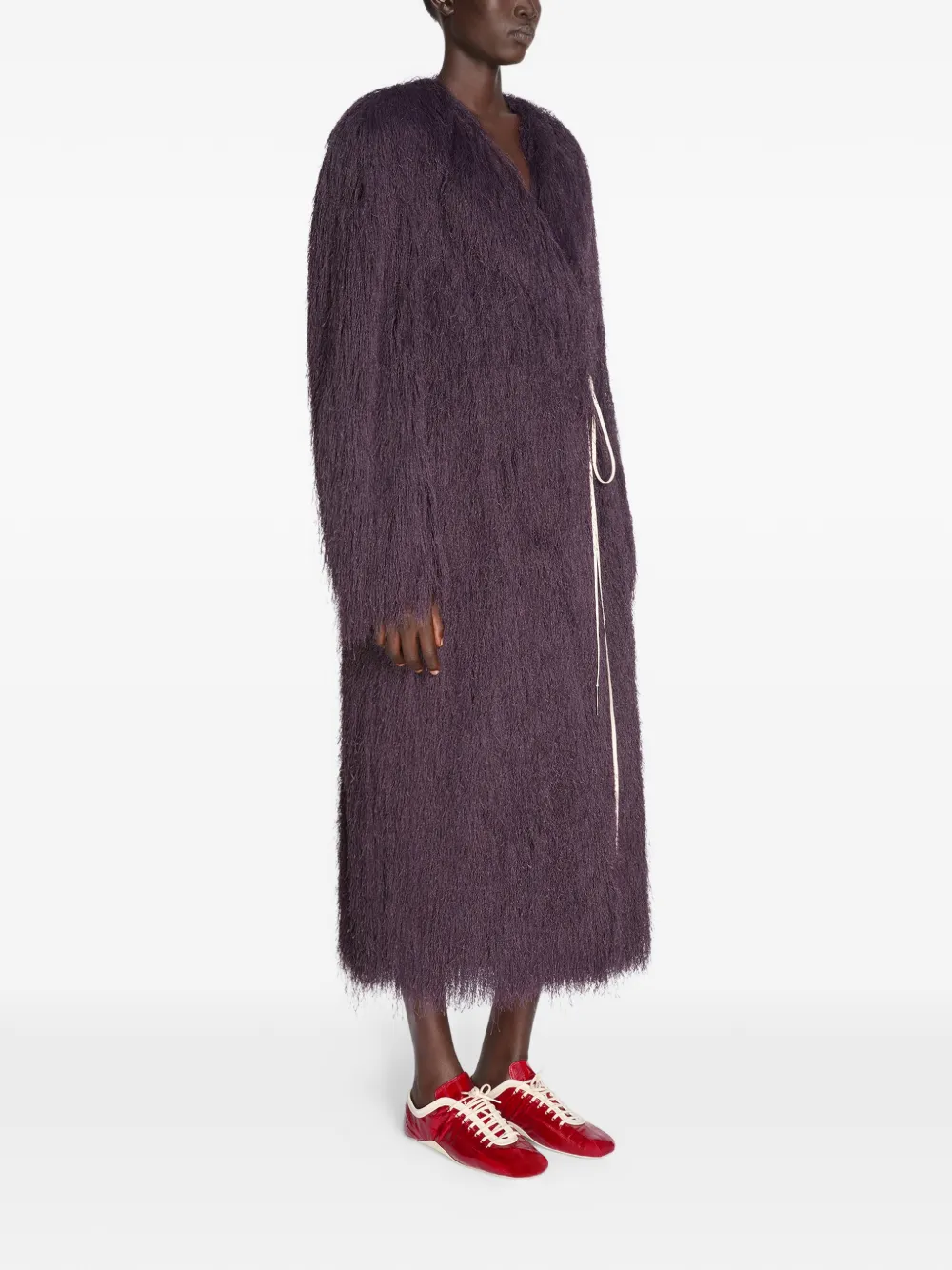 fringed coat